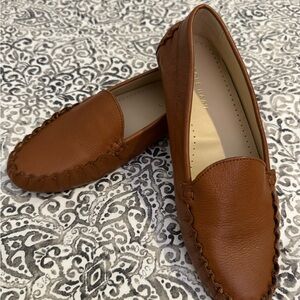 Cole Haan Women's Tan Leather Loafers